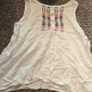 White buttons shirt cool design on it